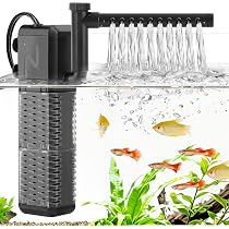 Amazon | AQQA 水槽フィルター 水中フィルター 45~80cm水槽適用 800L/H